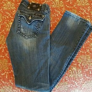 Miss Me jeans with bling,  Size 28
